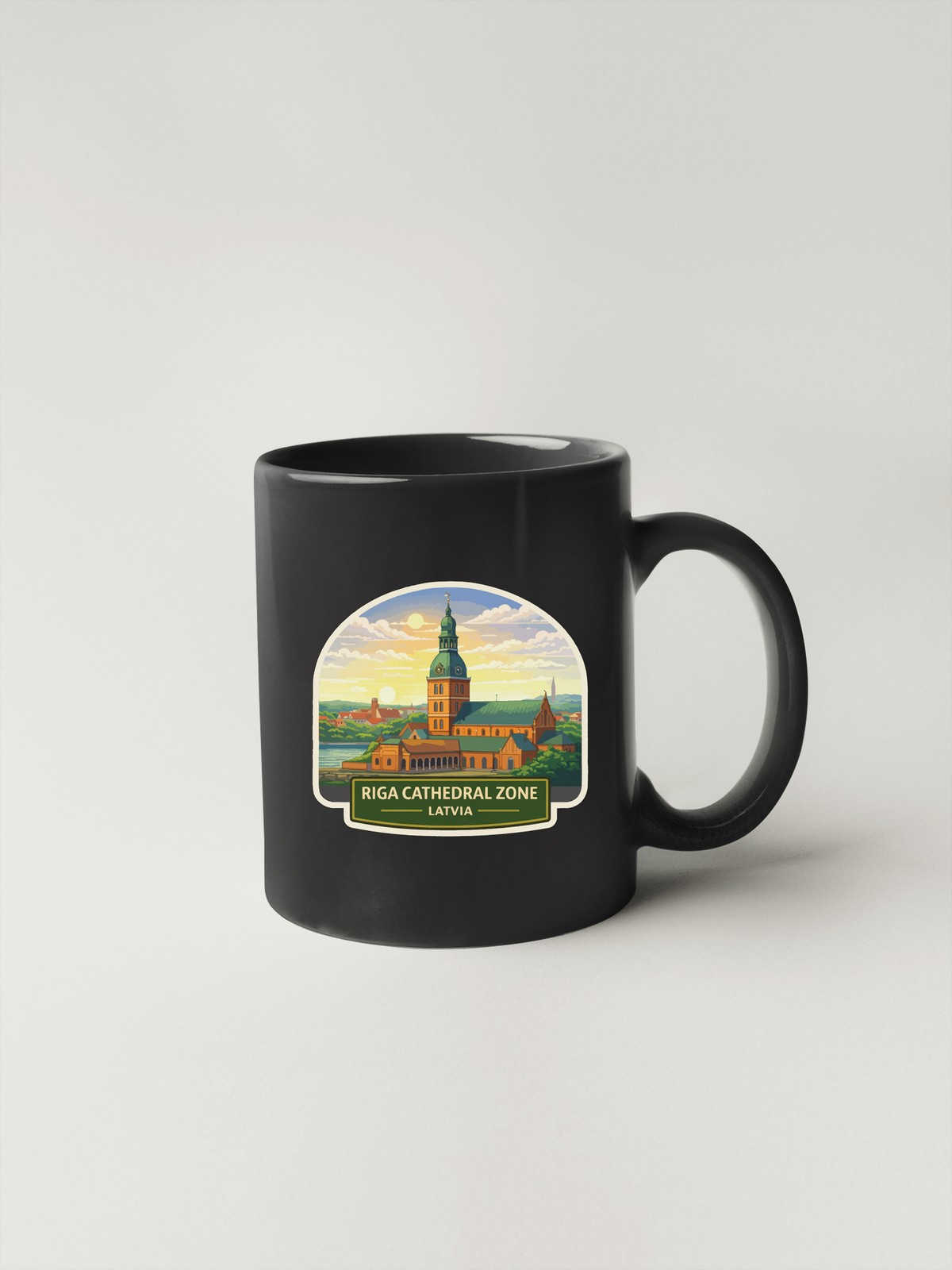 Riga Cathedral Zone Latvia Sticker Decal Vinyl Die-Cut World Heritage Sites