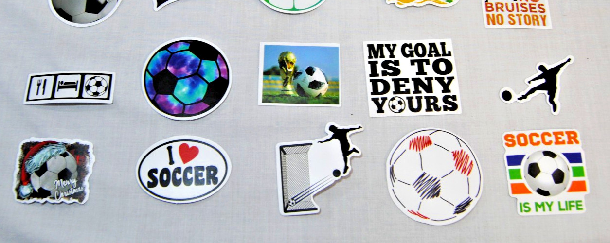 Soccer Stickers for Laptop, Water Bottles Plus for Kids to Adults 200Pcs T2695