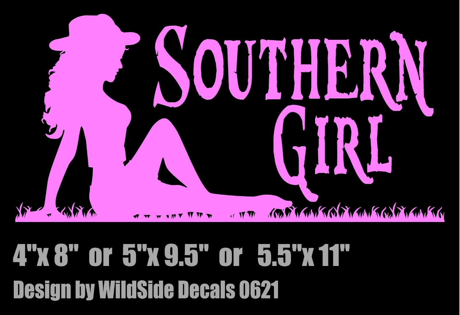 Southern Girl Decal Mud flap vinyl car truck window country sticker