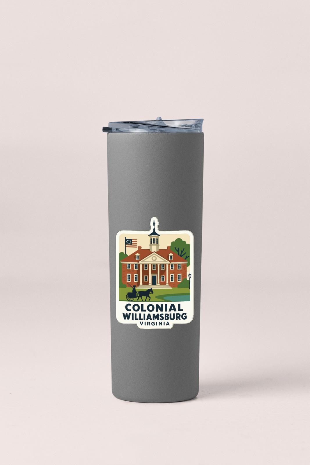 Colonial Williamsburg Virginia Sticker Decal Vinyl Die-Cut Symbolic Landmark
