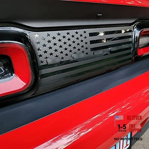 Matte Black Letter Cut Out Taillight for Dodge Challenger 2015-2023