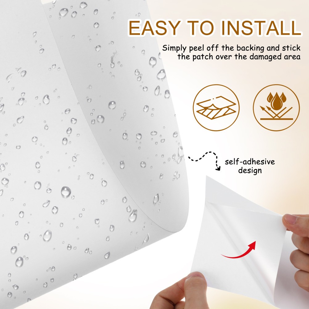 10 Sheets Self-adhesive Wall Sticky Patches Hole Covering Siding