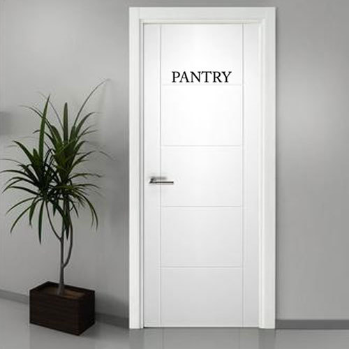 Pantry Decal Vinyl Sticker for Kitchen Pantry Room Wall Door Window Decor Art