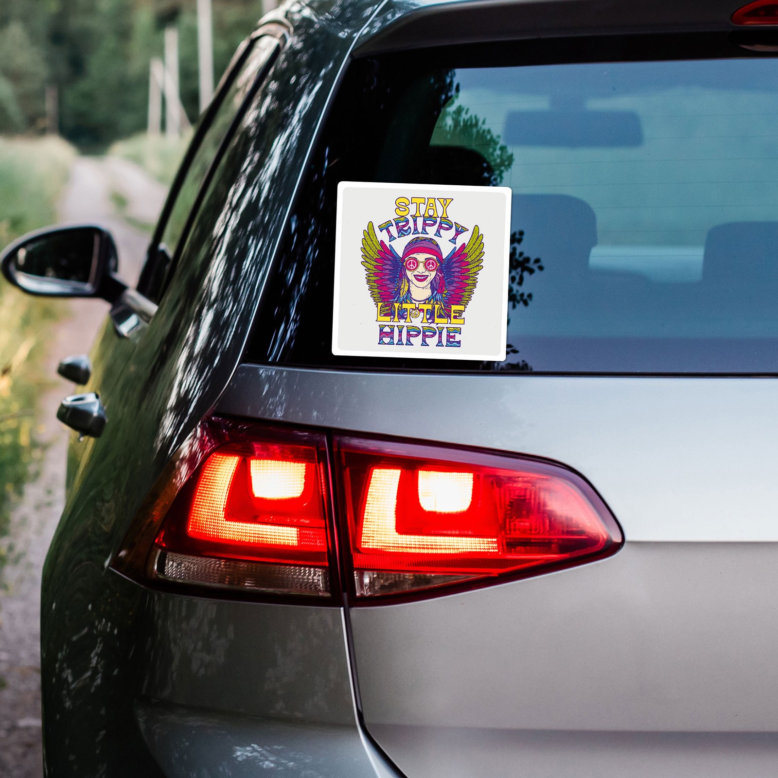 Stay Trippie Little Hippie – Vinyl Decal Sticker – Car Window Laptop – ebn9604