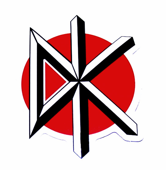 DEAD KENNEDYS Logo Cut Sticker Decal Band Music Punk Rock Dead Kennedys
