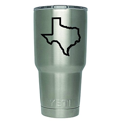 DD269 2 Pack- Texas State Decal Sticker (Decal ONLY Cup NOT Included) |3 Inches