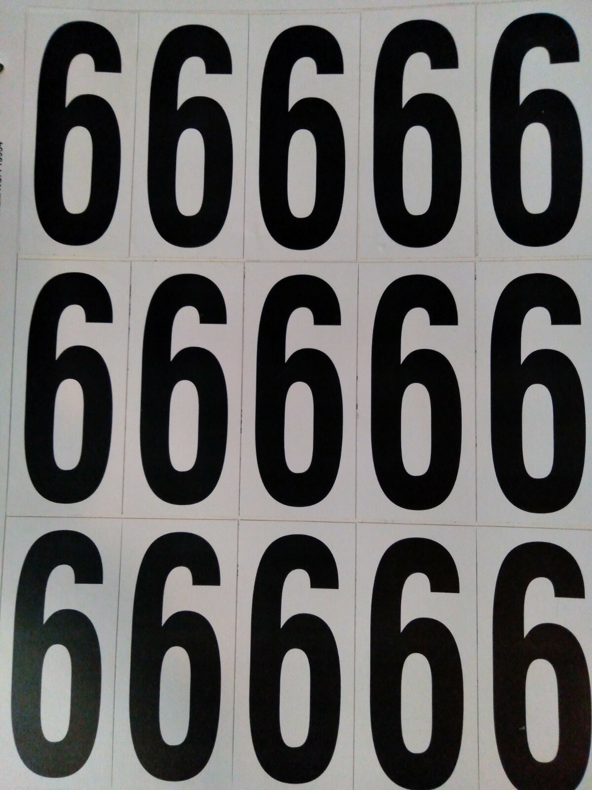 3" Set of Digits Numerals Mailbox Home Locker House Numbers Vinyl Sticker Decal