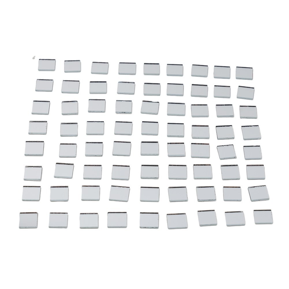 Mirror Stickers Gold Rose Gold Self-adhesive Silver Small Square Tiles