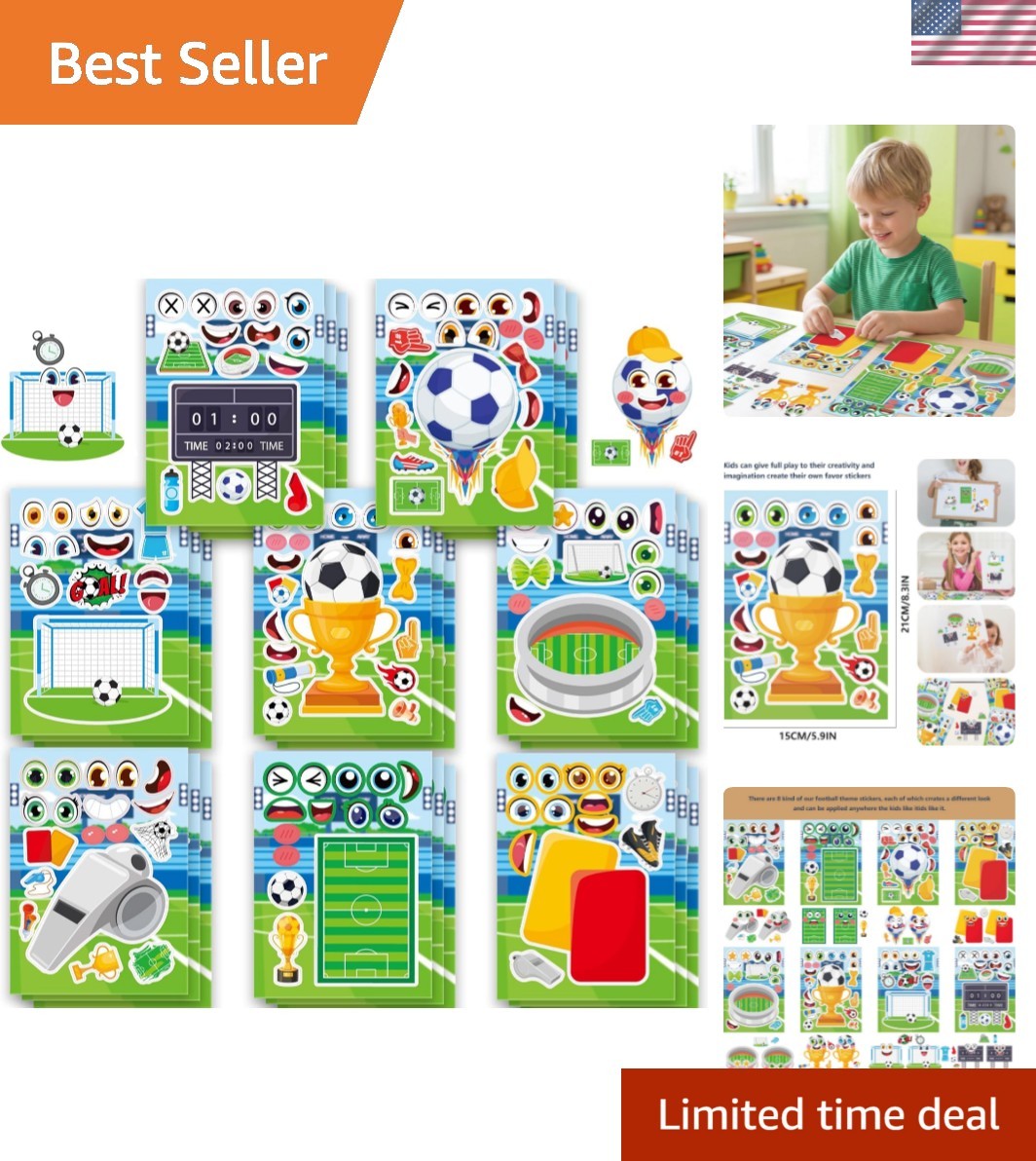 2026 World Cup Themed Make Your Own Soccer Stickers – Perfect for Party Crafts