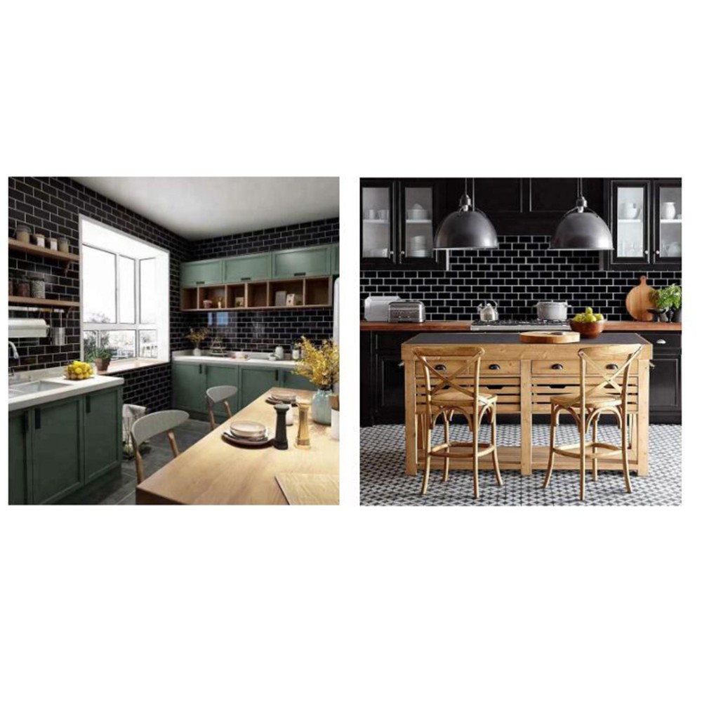 Self- Adhesive Brick Wallpaper Removable Faux Peel and Stick Decals