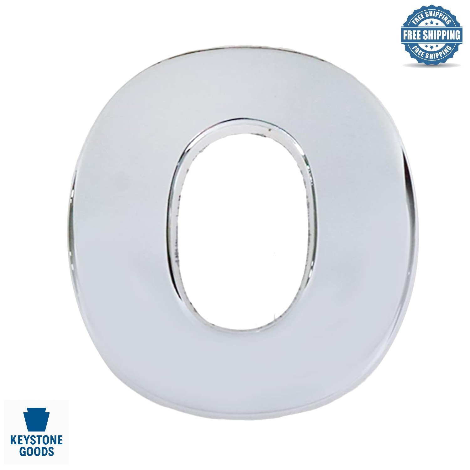 Chrome 3D Car Emblem Letter C Zinc Alloy Badge for Vehicles