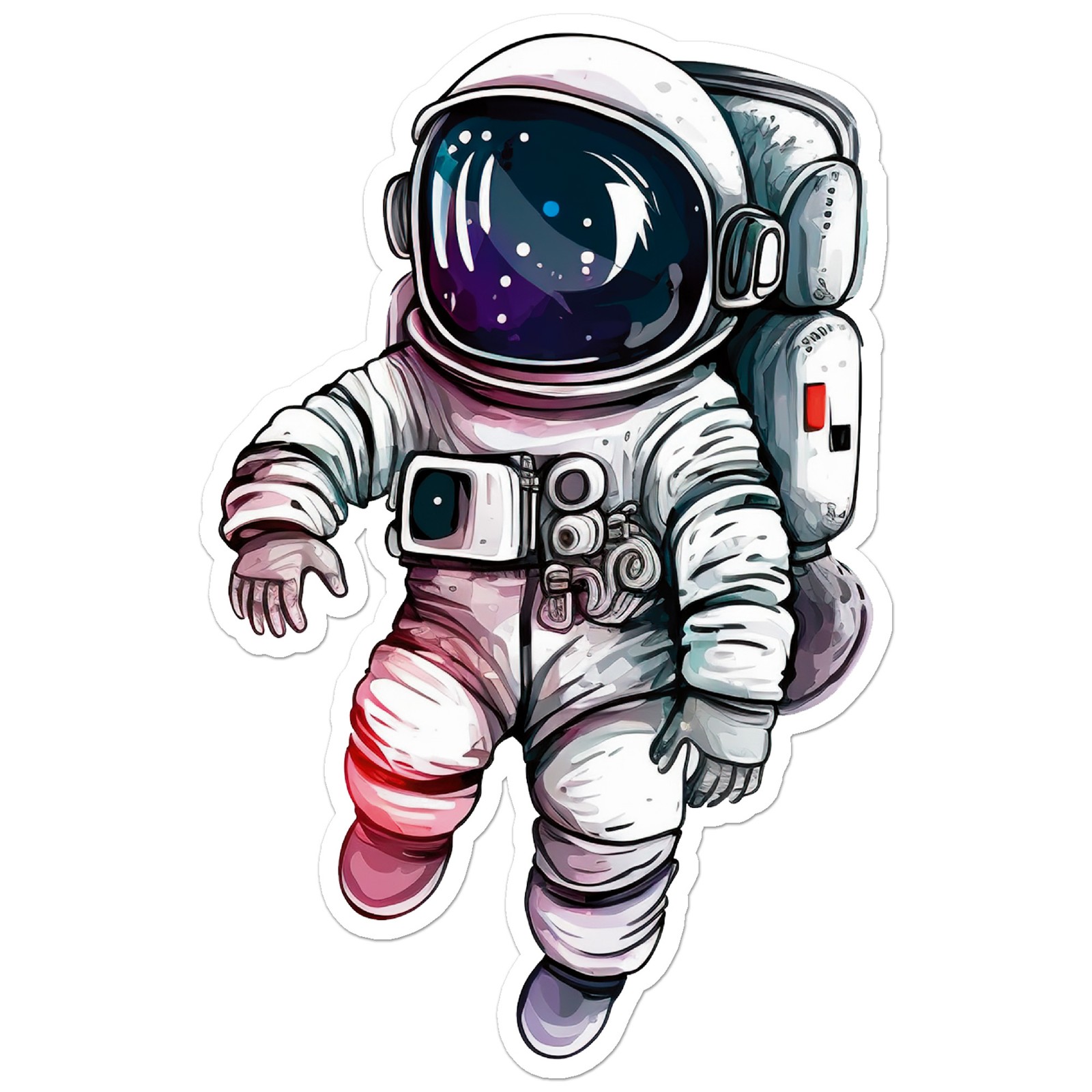 Astronaut Spaceman – Vinyl Decal Sticker – Car Window Laptop – ebn9576