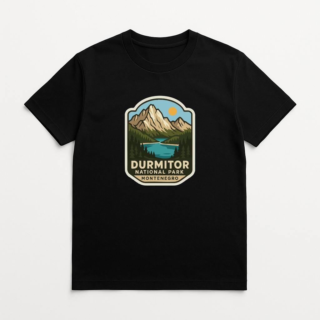 Durmitor Montenegro Iron On Heat Transfer Vinyl HTV Die-Cut World National Parks