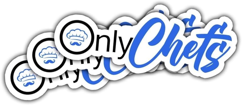 3Pcs Only Chefs Sticker Cooking Life OnlyChefs Chef Stickers Gift Chefs &