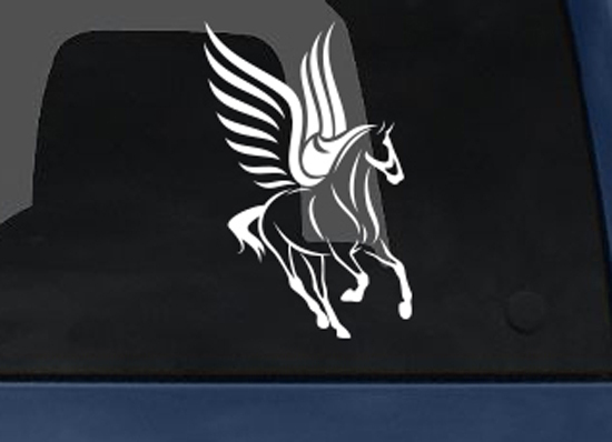 Greek Mythology – Pegasus Winged Horse Version 1 – Car Tablet Vinyl Decal