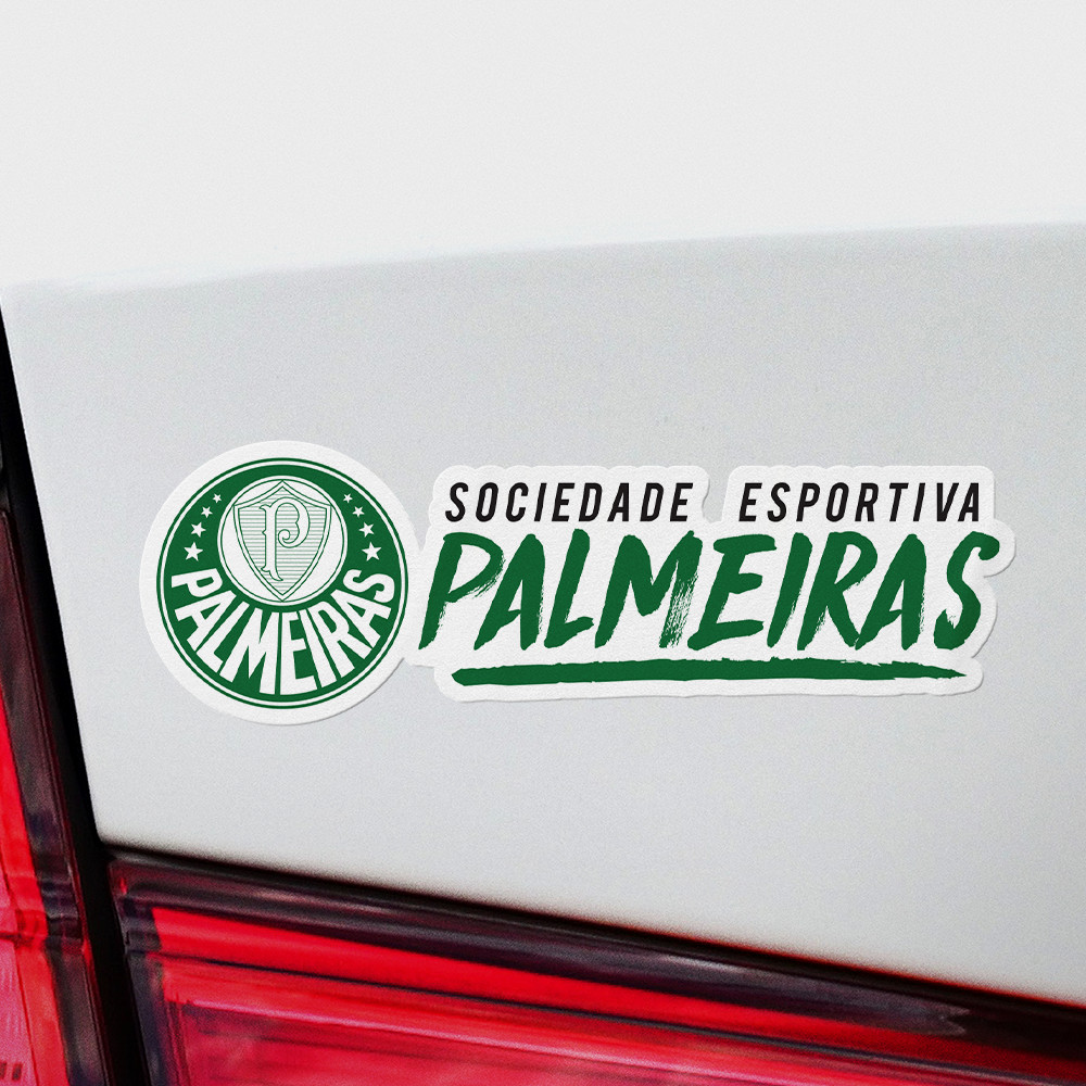 Palmeiras Brazil 4 Pack Sticker Vinyl Decal Adesivo Verdão Porco Clube Brasil