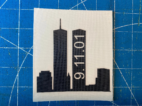 9/11/01 Memorial Vinyl Adhesive Decal – 30+ Colors
