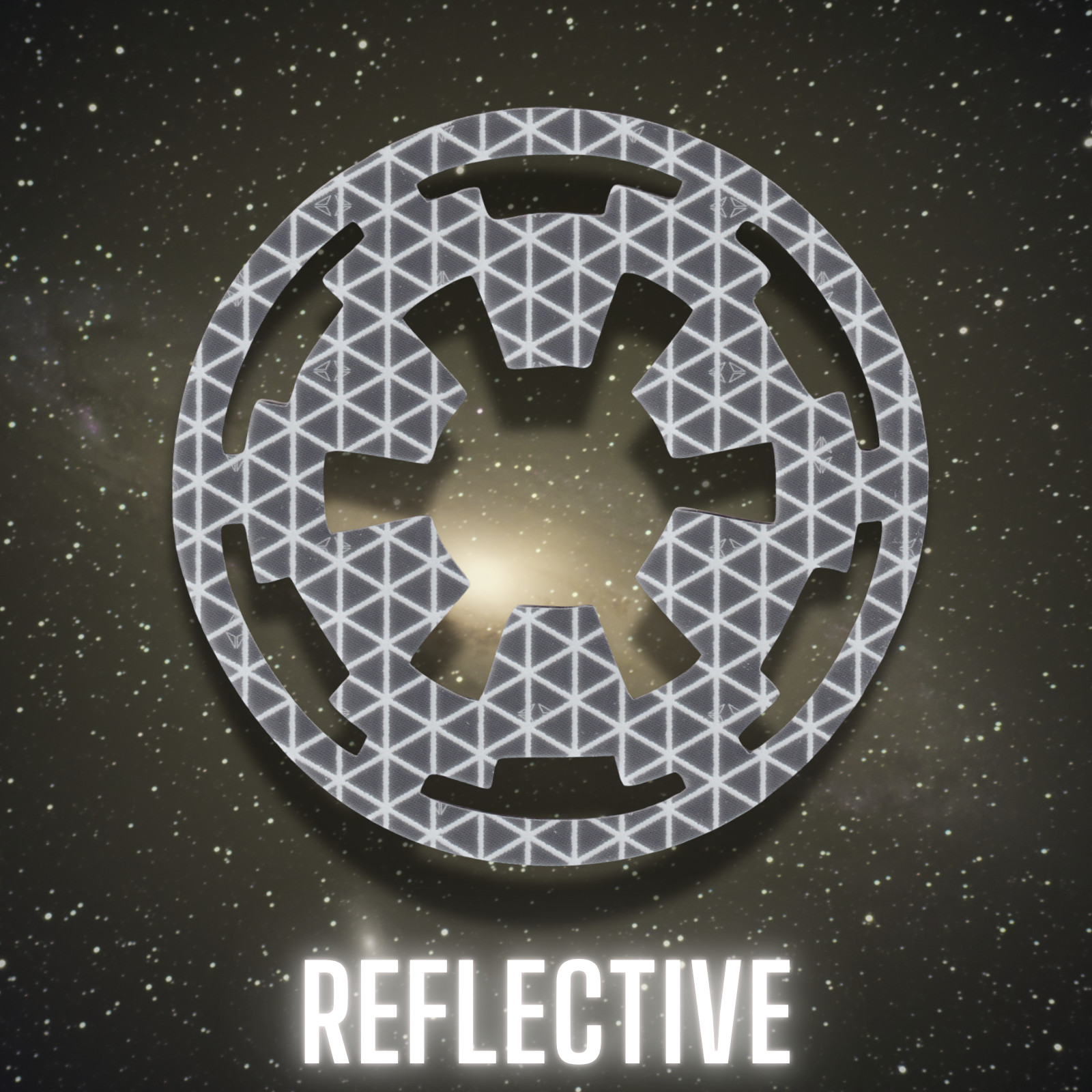 Star Wars Galactic Empire Reflective Stickers Imperial Logo Reflector Decals