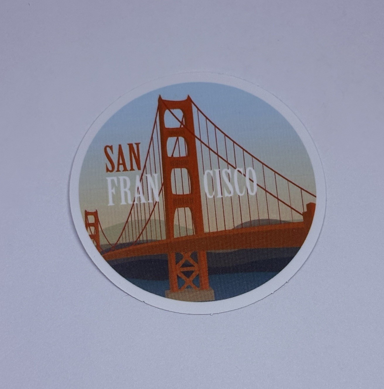 San Francisco Bridge StickerTravel Art Decal Vinyl Country Souvenir Matte Tc6