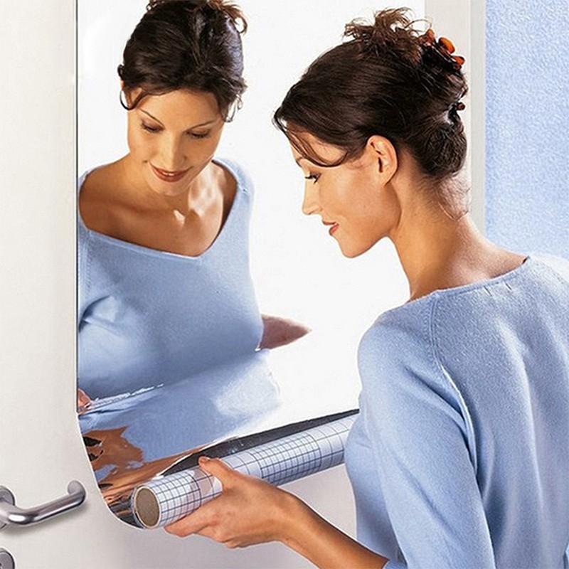 Flexible Mirror Sticker Water Proof Self Adhesive Peel and Stick On Mirror