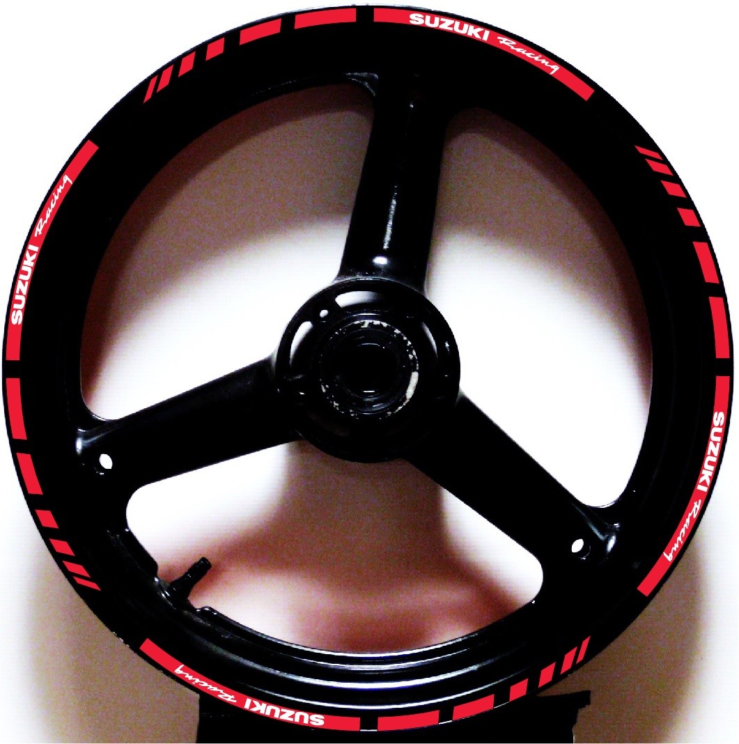 CUSTOM GP RIM STRIPE WHEEL DECAL TAPE STICKER SUZUKI Racing GSX 600 750 KATANA R