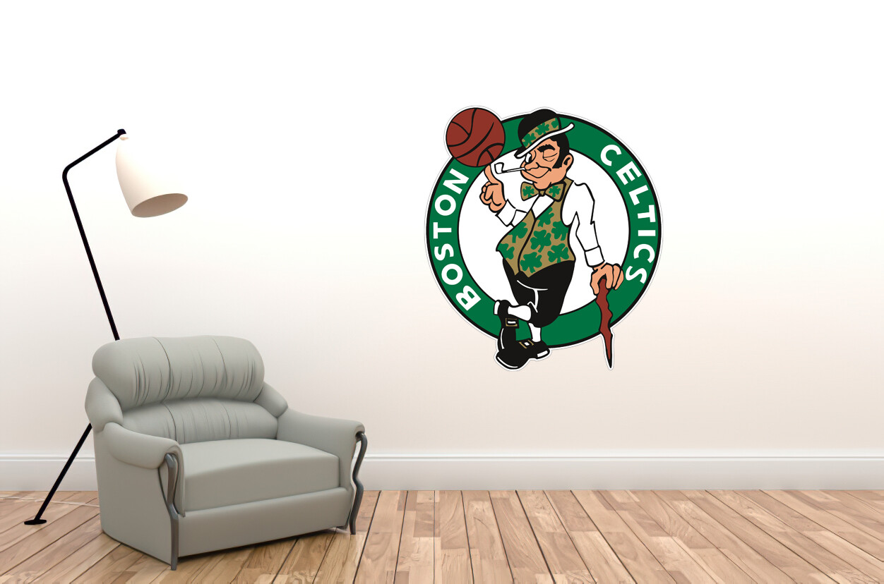 Wall Decal Boston Celtics Logo – NBA Decor Vinyl Art Mural Sport Sticker