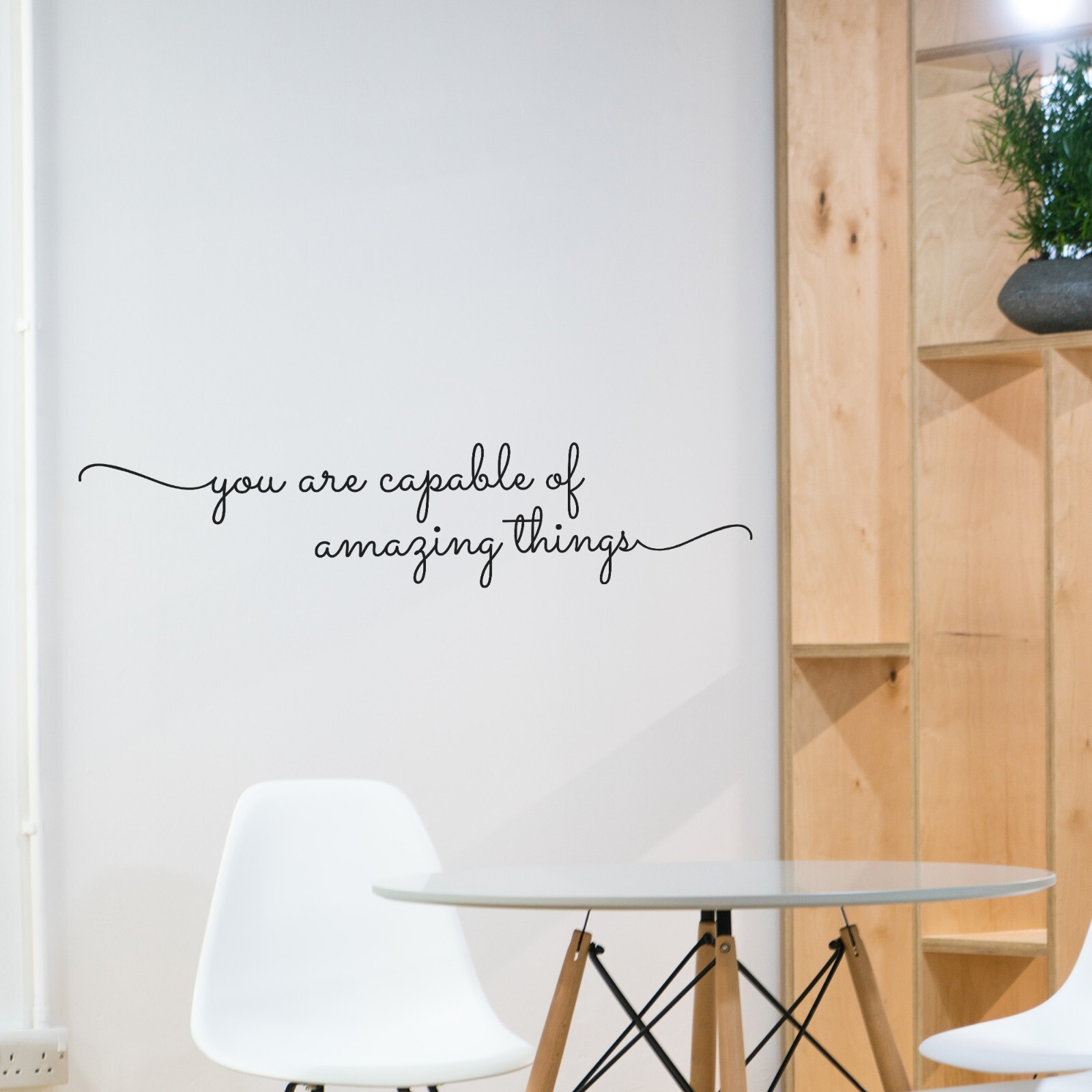 You are Capable Motivational Wall Decal Sticker Quote Vinyl Art Home Classroom