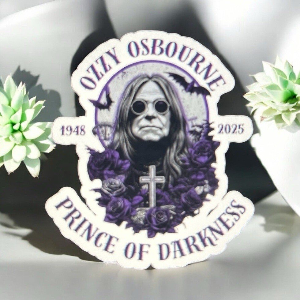 Ozzy RIP handmade Sticker