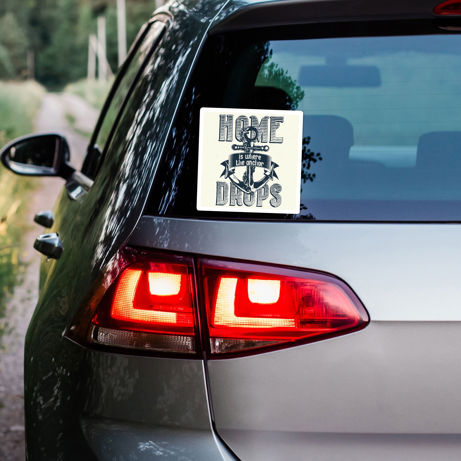 Home Where Anchor Drops – Vinyl Decal Sticker – Car Window Laptop – ebn9625