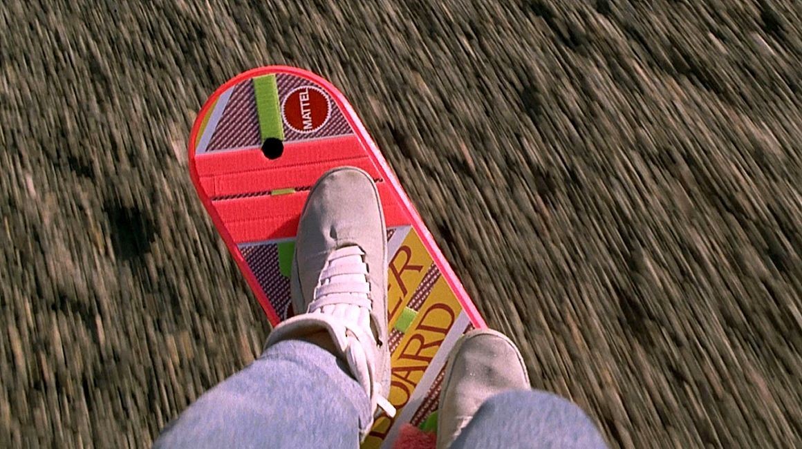 HOVERBOARD Back to the Future 2 movie prop upgrade decal sticker set of 2 BTTF