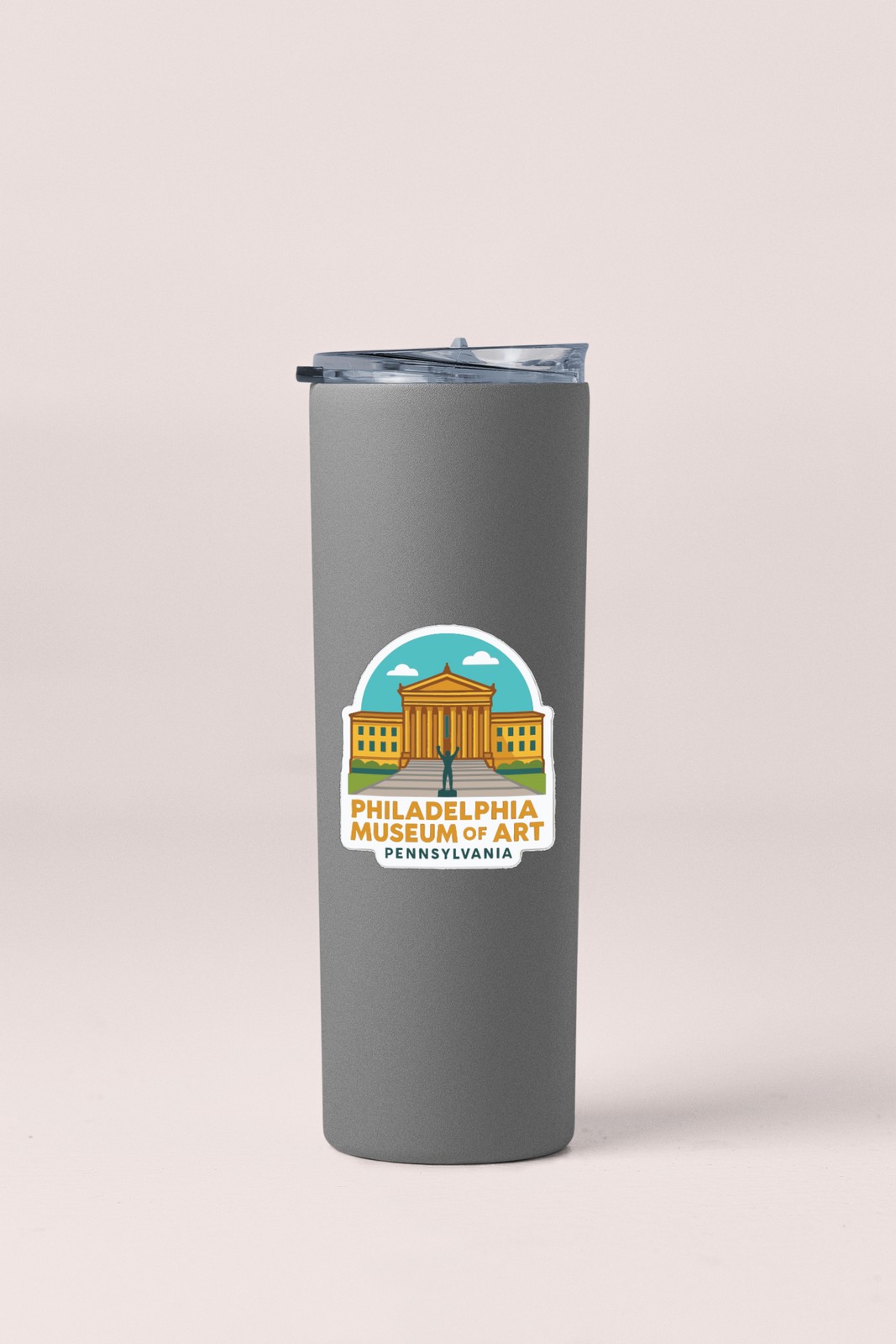 Philadelphia Museum of Art Sticker Decal Vinyl Die-Cut Symbolic Landmark Design