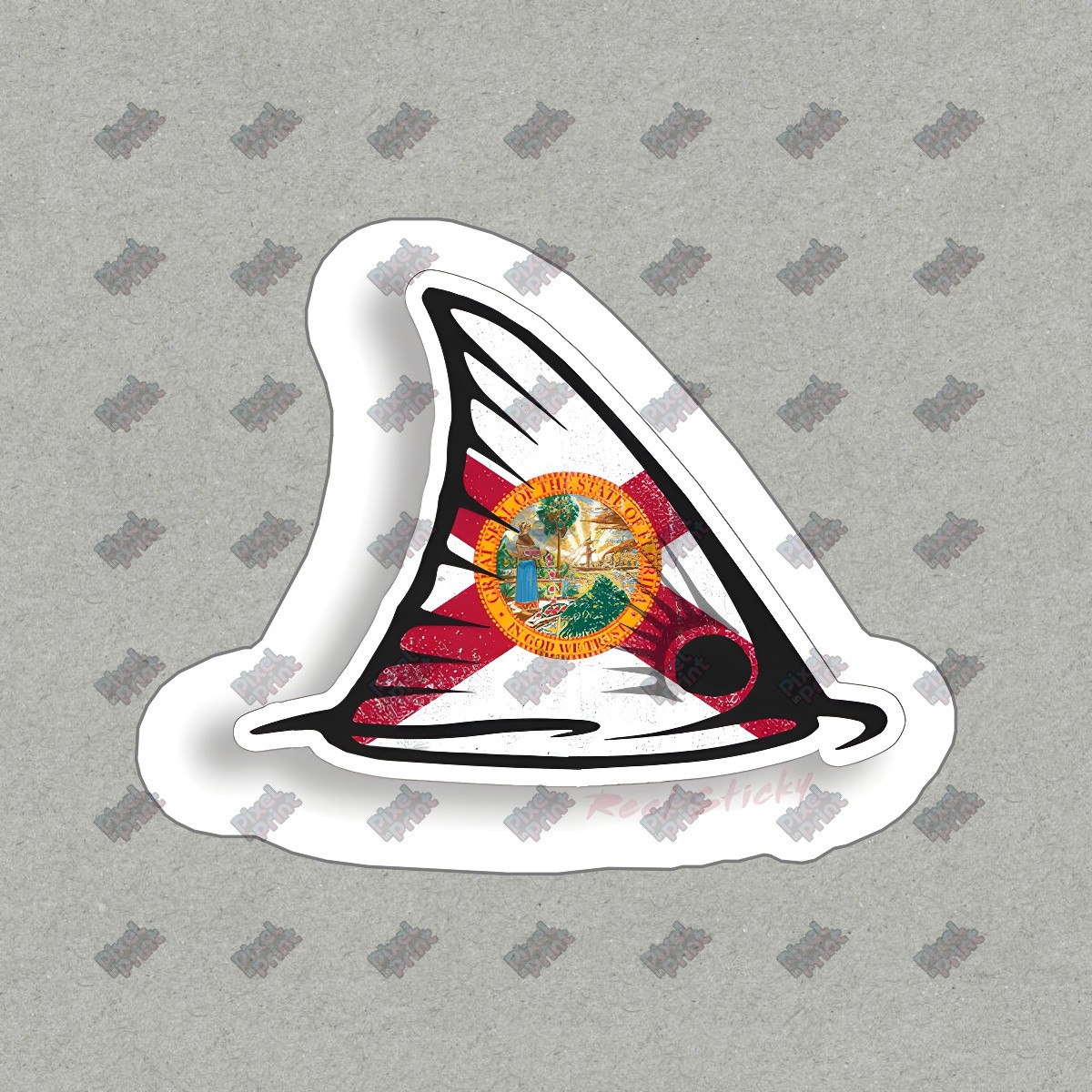 Florida State Flag Vinyl Sticker Decal Perfect for Boats, Laptops, #972678