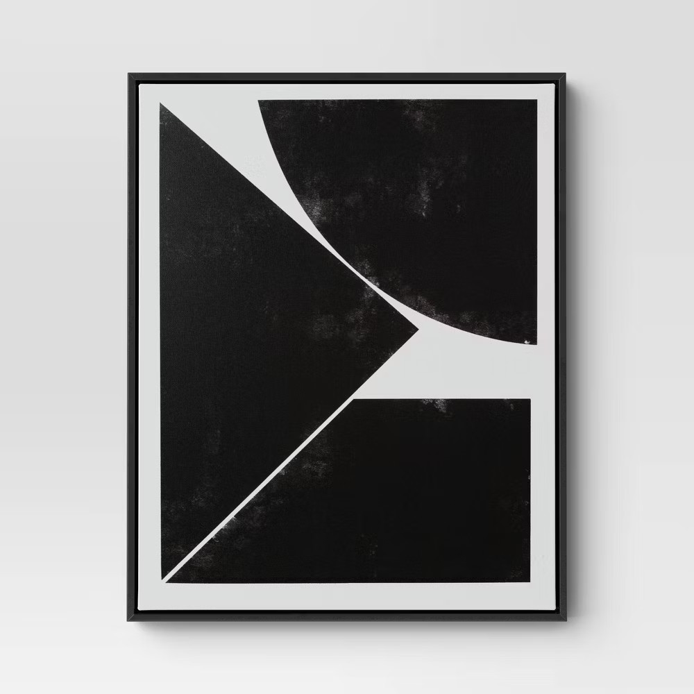 Threshold Minimalist Canvas Set of 3 16"x20" Wall Modern Geometric Wall Art