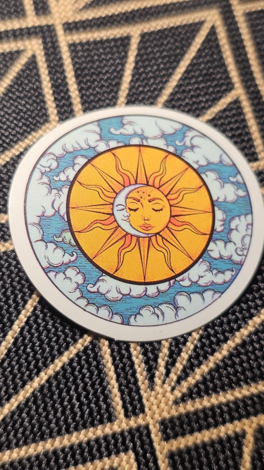10 pc Sun & Moon Celestial Stickers Lot | Gothic Witchy Aesthetic Vinyl Decals