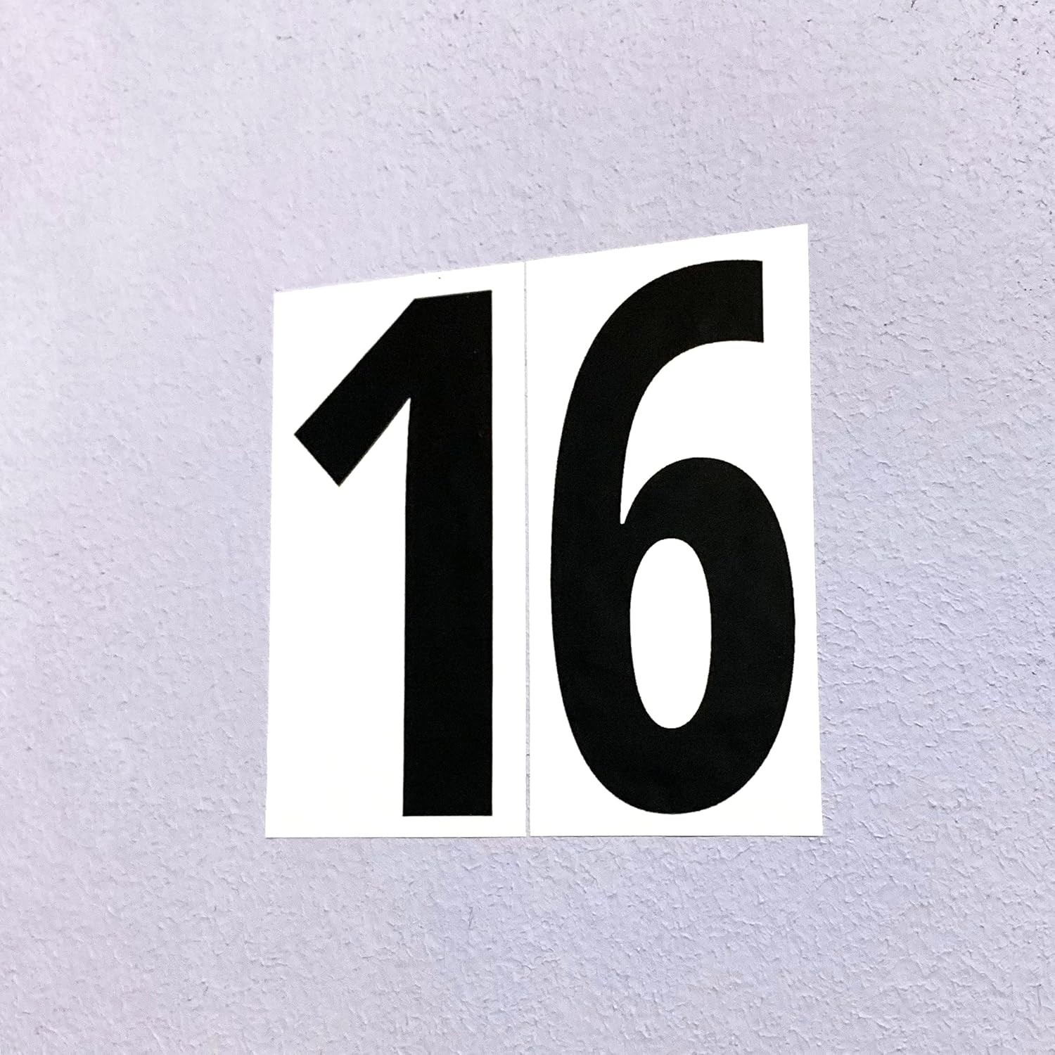 1" Waterproof Stick-On Vinyl Number Stickers – 600 Count for Indoor/Outdoor Use