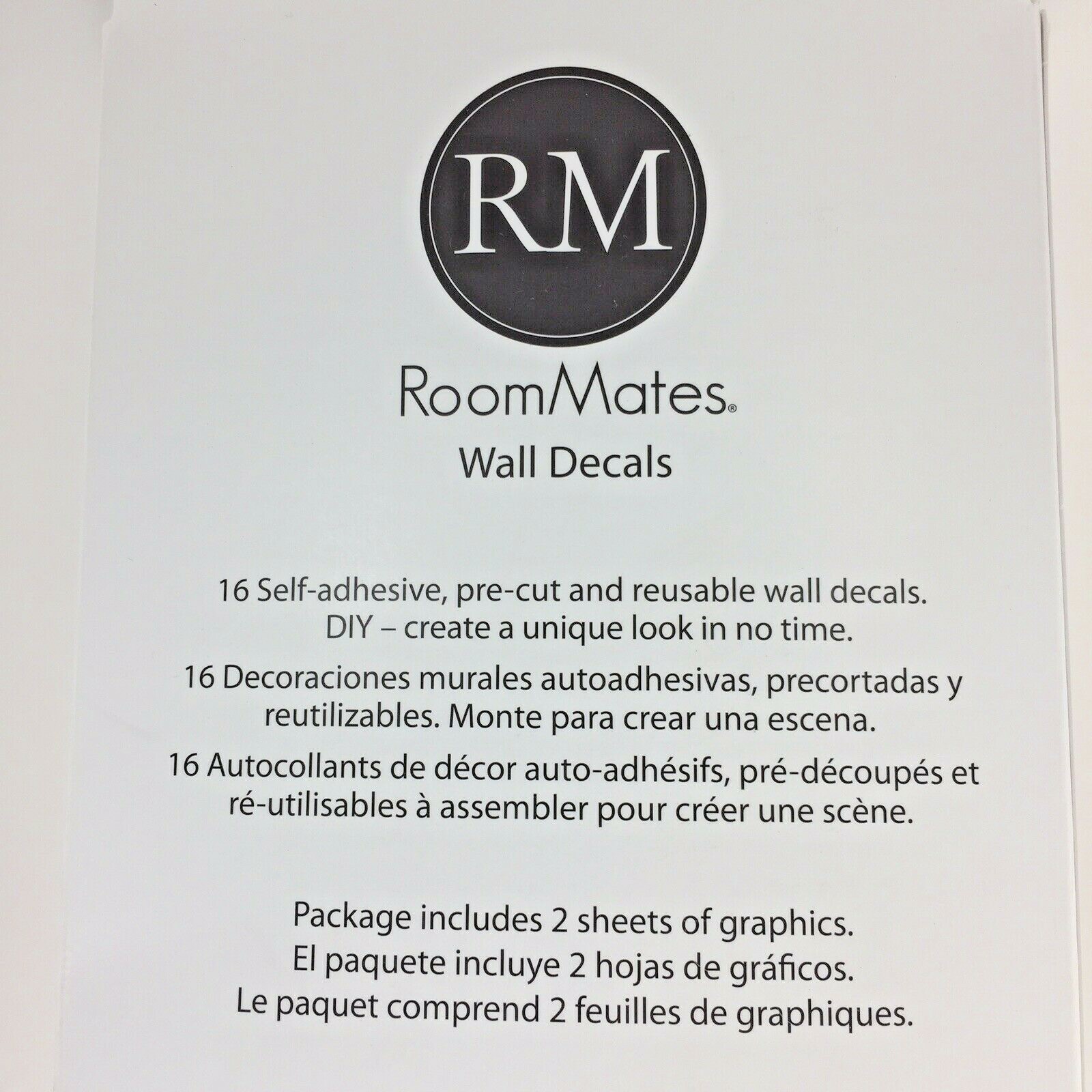 ROOM MATES Rustic Brown Tan Shiplap Wood Planks Peel & Stick Wall Decals