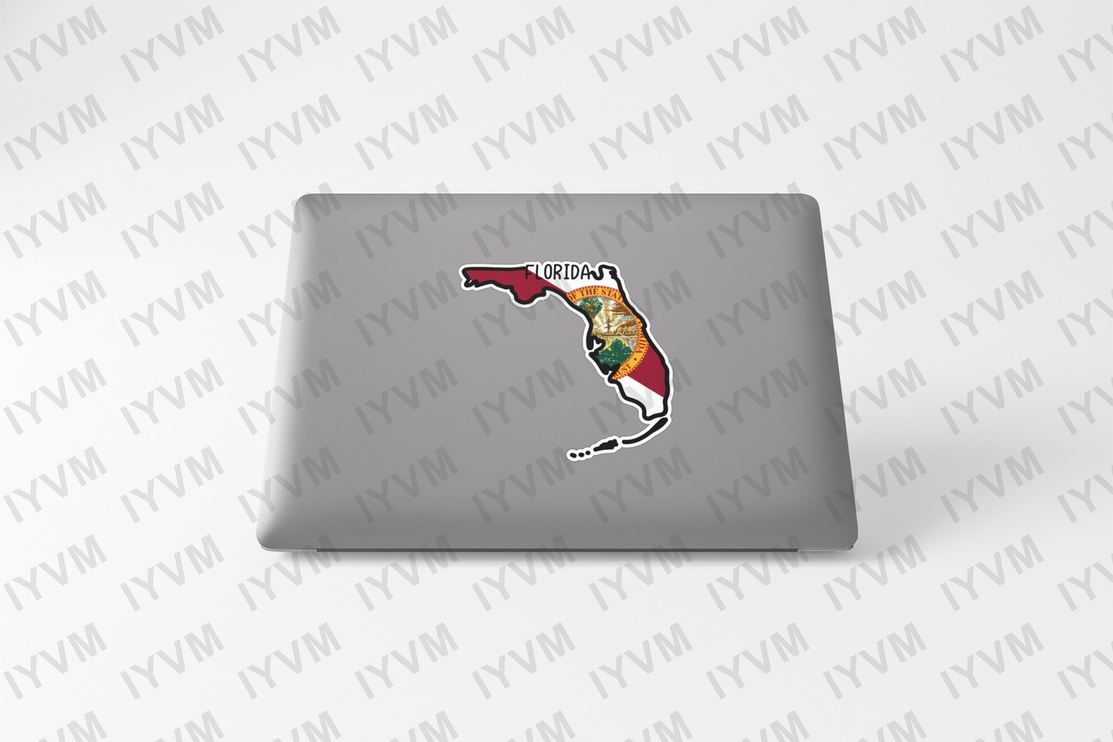 State of Florida Flag Map Sticker Decal USA Florida State
