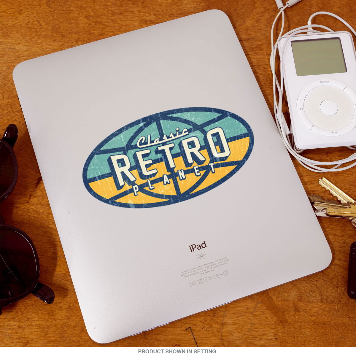 Retro Planet Brand Classic Logo Vinyl Sticker Laptop Car Bumper Decal