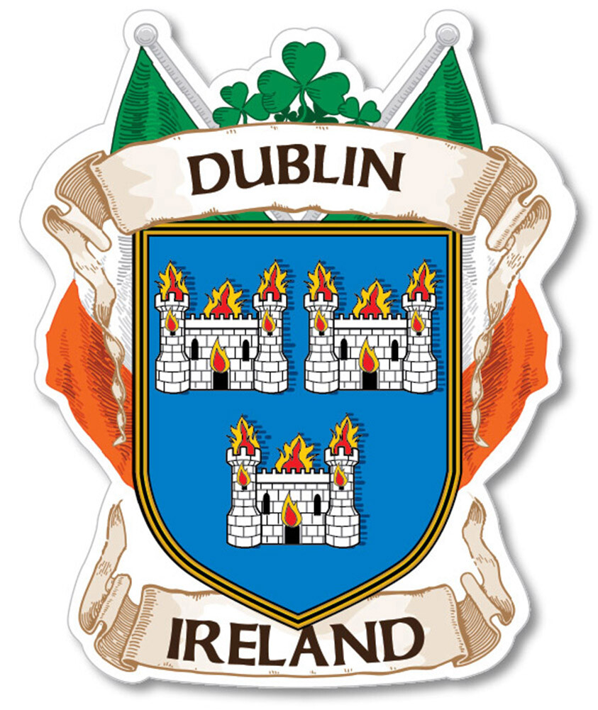 County Dublin Ireland Irish Decal Sticker