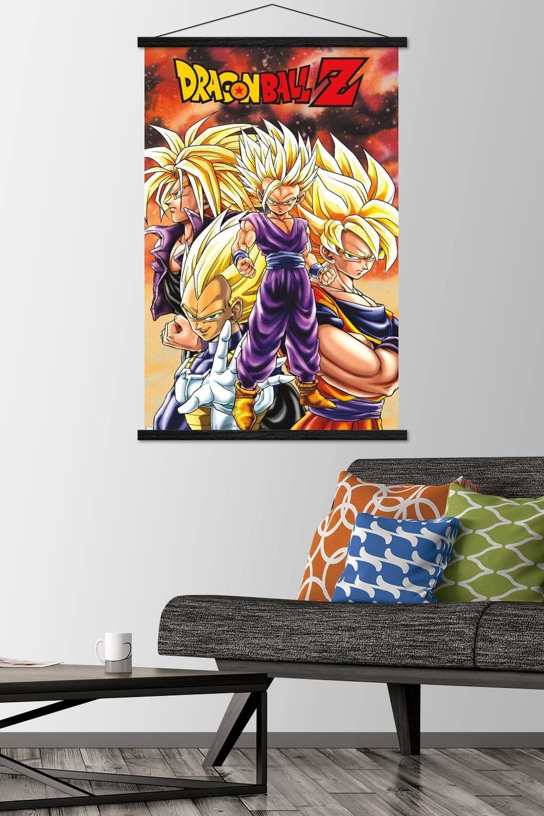 Trends International Dragon Ball Z – Saiyans Wall Poster, 22.375" x 34", Prem…