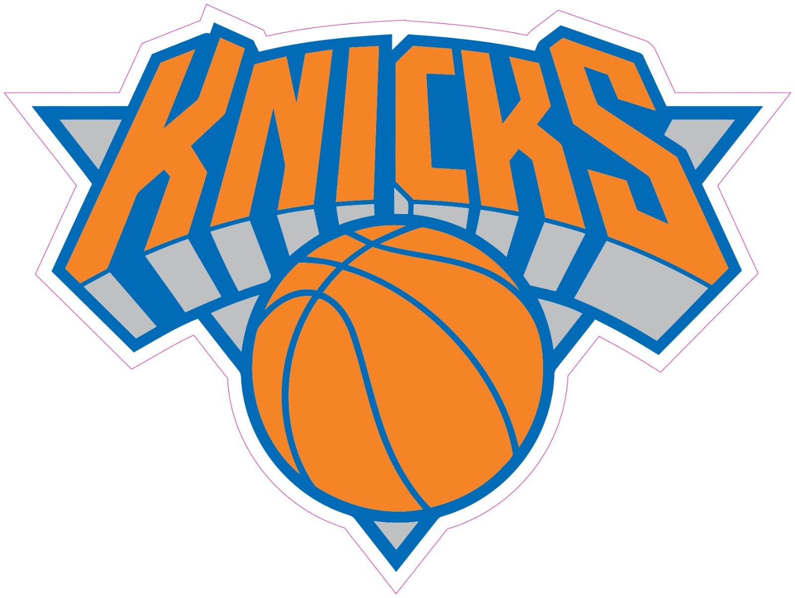 New York Knicks Basketball Vinyl Decal Sticker Car Truck Bumper Tumbler Mug