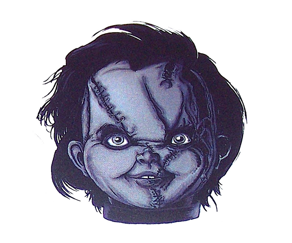 CHUCKY Child's Play Cut Sticker Decal Movie Horror Film Chucky Doll
