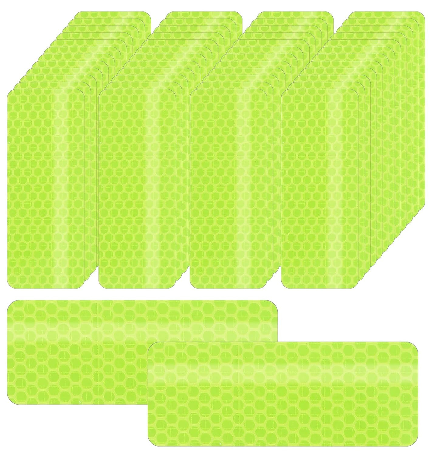 100 Pcs Reflective Stickers Outdoor Waterproof, Self-Adhesive Stick on | Reflect