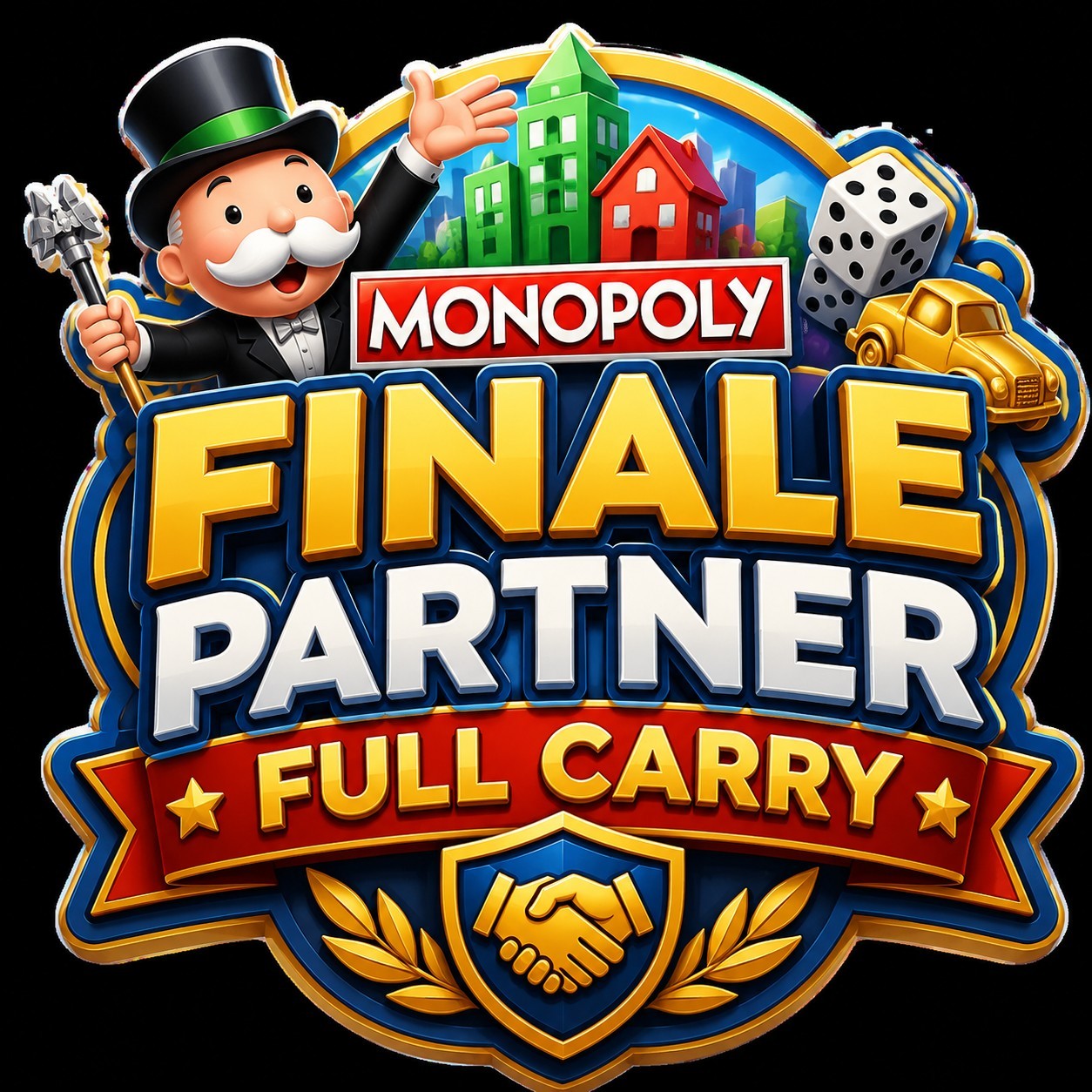 MOGO Stickers Go (Partners Event) 1 Slot For monopoly Go Full Carry 80k Points
