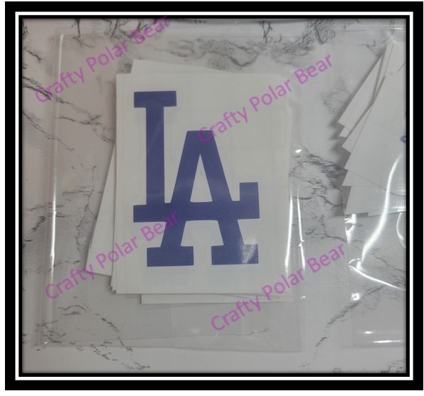 LA Dodgers Vinyl Die Cut Laptop Car Truck SUV Boat Window Decal Sticker Blue