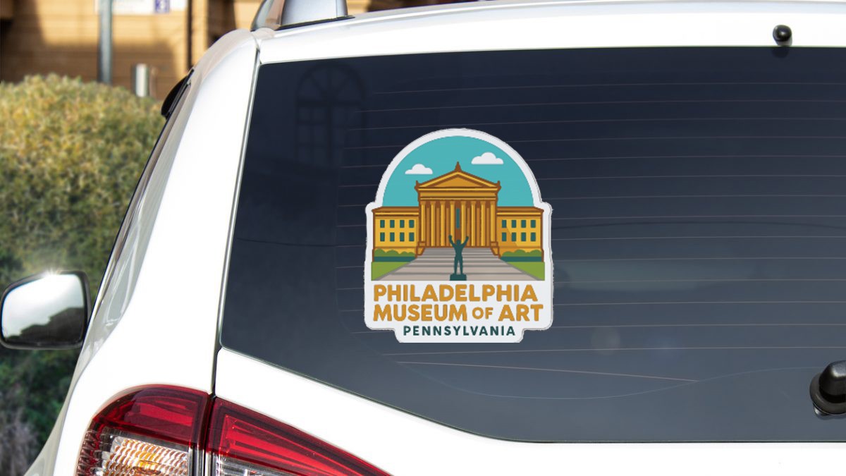 Philadelphia Museum of Art Sticker Decal Vinyl Die-Cut Symbolic Landmark Design
