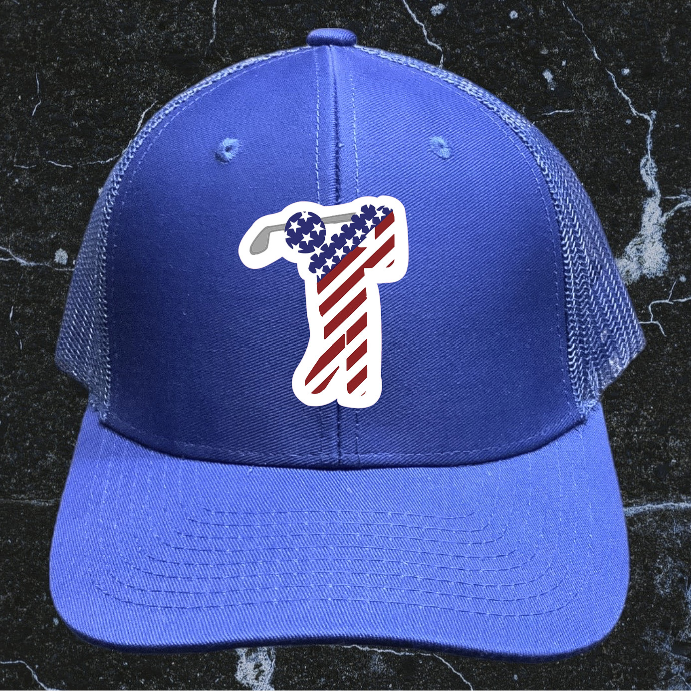 Golf Sticker USA Flag America Waterproof – Buy Any 4 For $1.75 Each Storewide!