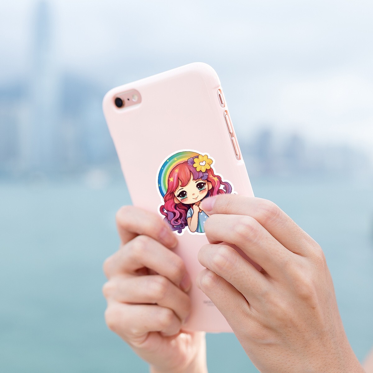 50 Pcs Stickers Rainbow Animal Laptop Phone Luggage Skateboard Car Fridge Vinyl