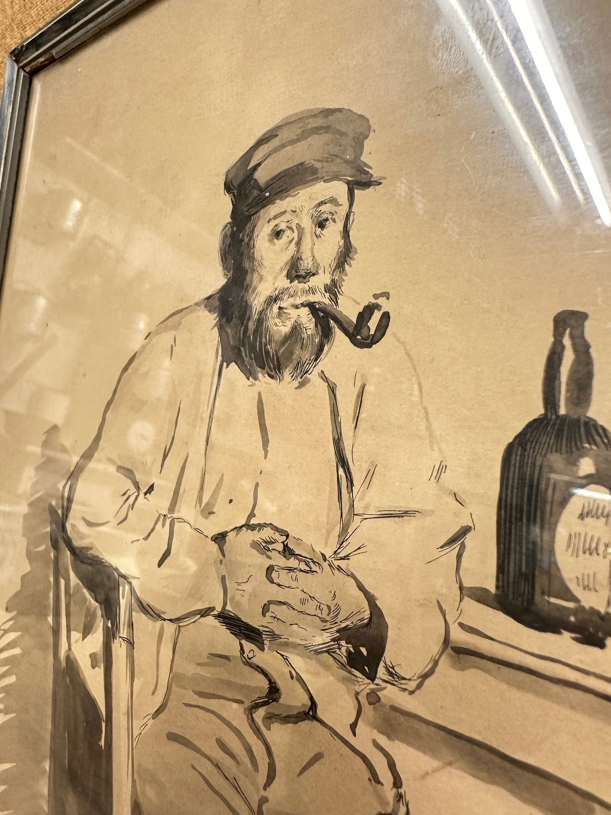 Collectible Original Marker Drawing from 1993 – Signed GS – Unique Artwork