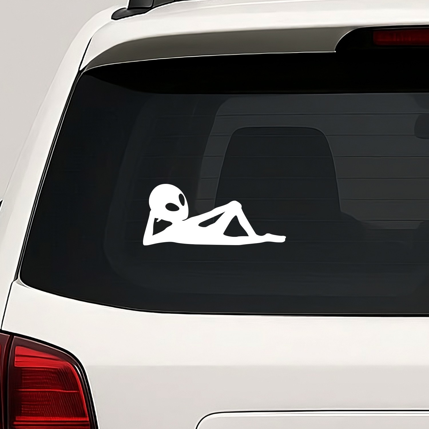 Alien Vinyl Die Cut Decal Sticker – UFO ET Fun Outer Space